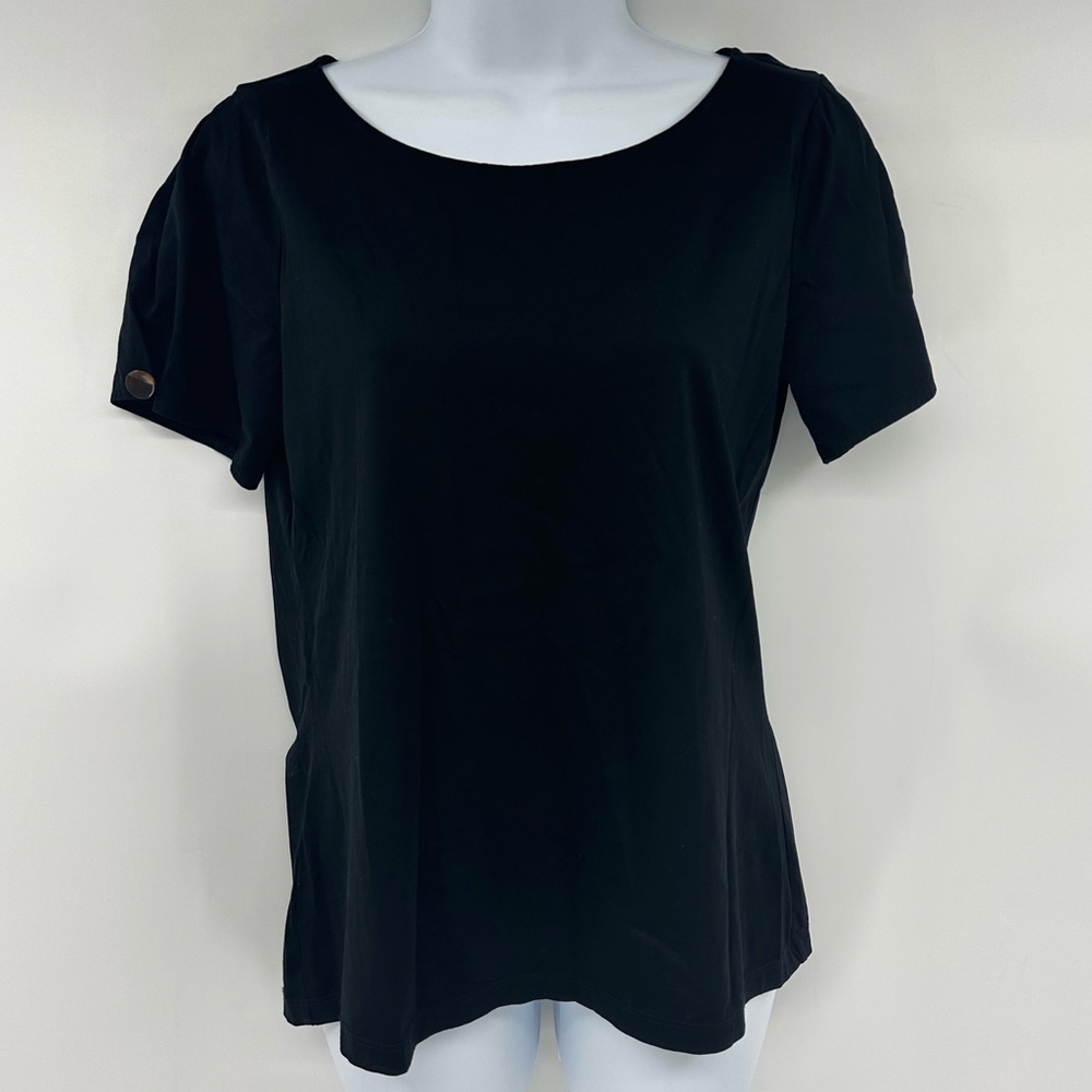 Ann Taylor Factory Black Blouse Size Small
